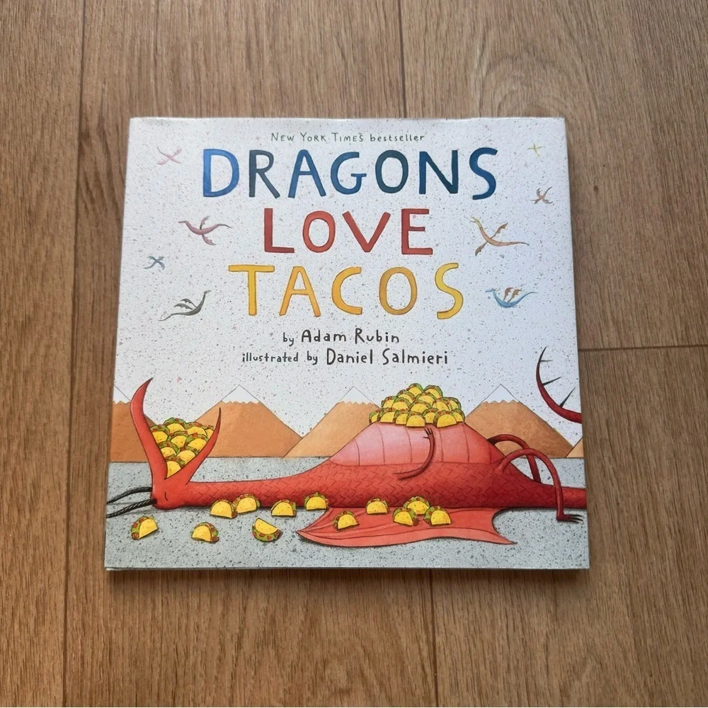 Hardcover Dragons Love Tacos Picture Book By Adam Rubin, Funny Book